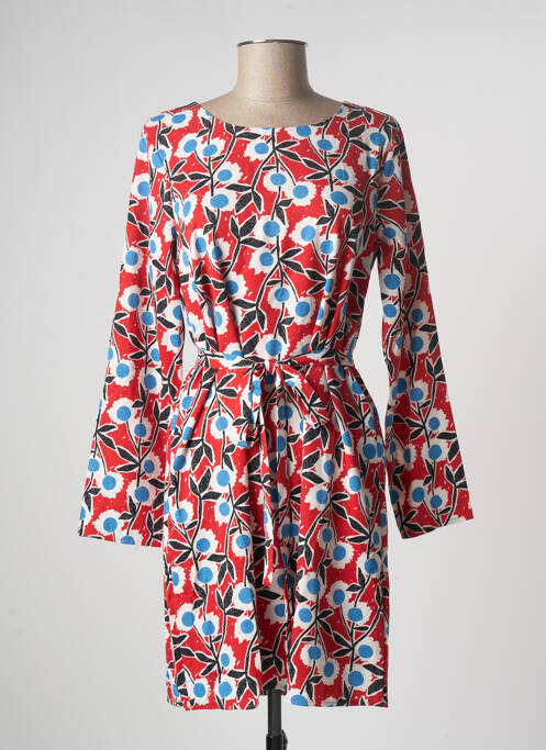Robe courte manches longues manches longues rouge COMPAÑIA FANTASTICA femme