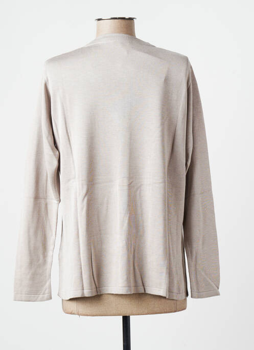 Gilet manches longues gris PLURIELLES pour femme