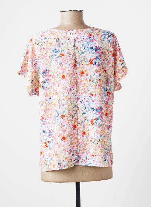 Top orange MARIE DE MARCILLE pour femme