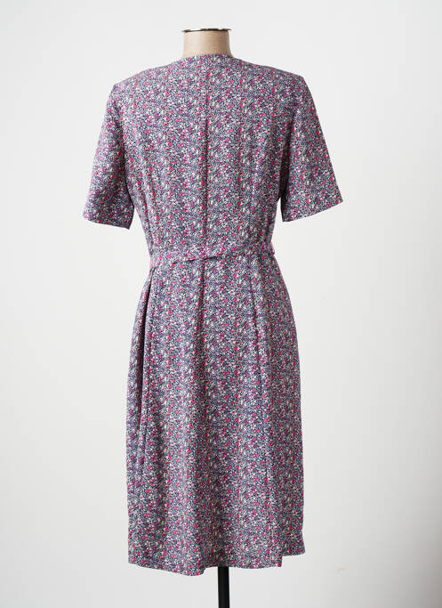 Robe mi-longue bleu GUY DUBOUIS pour femme