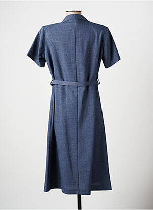 Robe courte manches courtes manches courtes bleu VALMODE femme