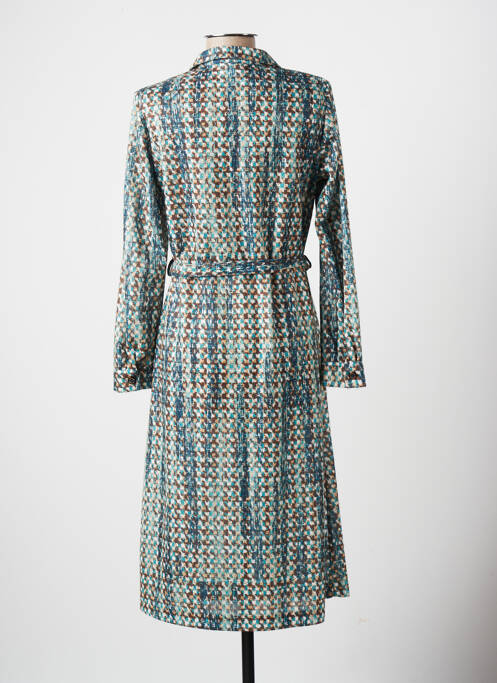 Robe mi-longue vert MARIE DE MARCILLE pour femme