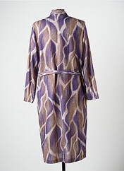 Robe mi-longue violet LISA CHESNAY pour femme seconde vue