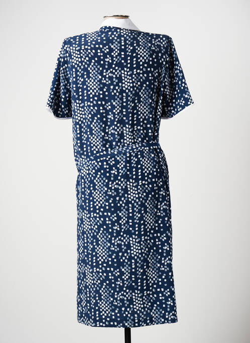 Robe mi-longue bleu GUY DUBOUIS pour femme