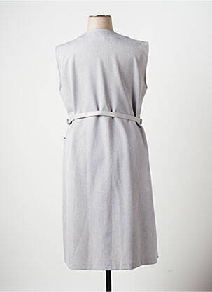 Robe mi-longue sans manche sans manche gris 20/20 femme