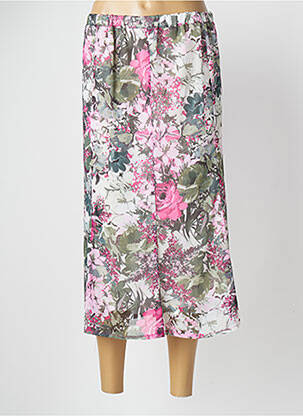 Jupe mi-longue taille normale rose VALMODE femme