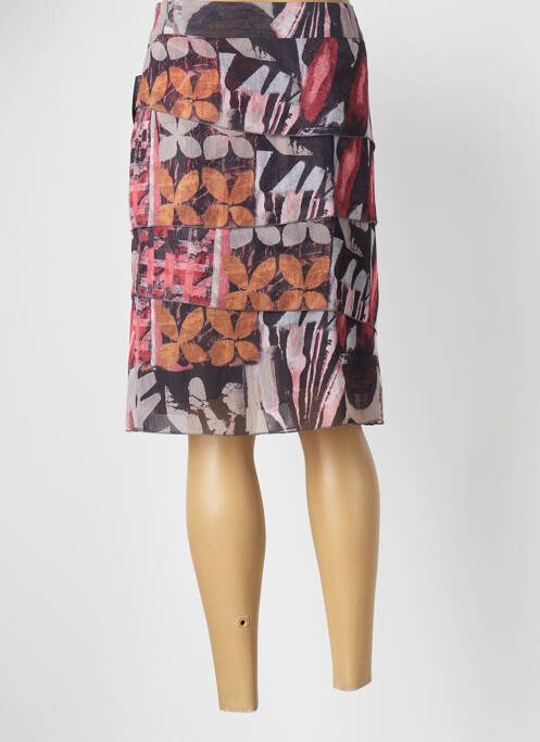 Jupe mi-longue beige BARBARA LEBEK pour femme