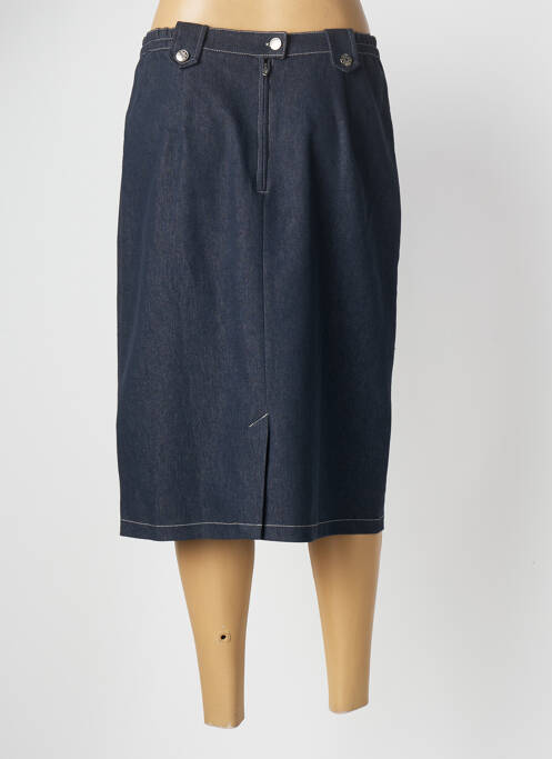 Jupe mi-longue bleu 20/20 pour femme