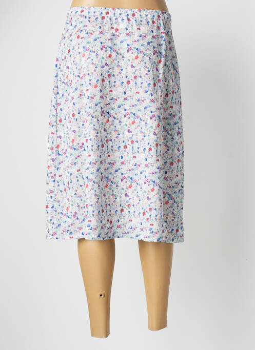 Jupe mi-longue rouge MARIE DE MARCILLE pour femme