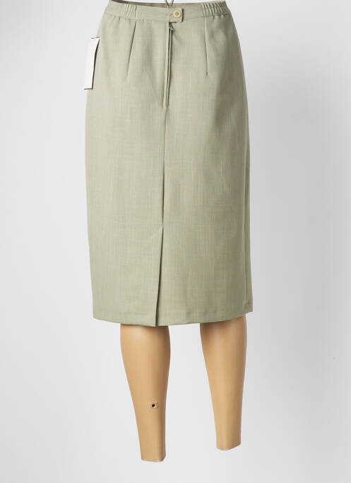 Jupe mi-longue vert 20/20 femme