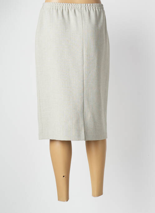 Jupe mi-longue vert GUY DUBOUIS pour femme