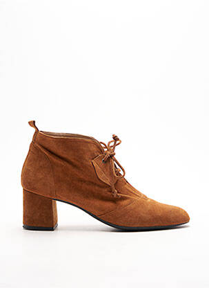 Bottines/Boots marron BRENDA ZARO pour femme