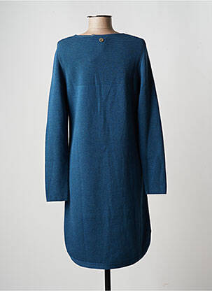 Robe mi-longue manches longues manches longues bleu LE PETIT BAIGNEUR femme