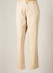 Pantalon chino beige NICE THINGS pour femme seconde vue