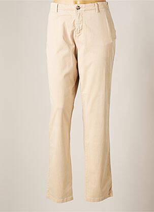 Pantalon chino beige NICE THINGS pour femme