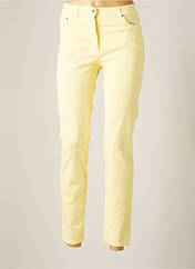 Pantalon slim jaune BETTY BARCLAY pour femme seconde vue