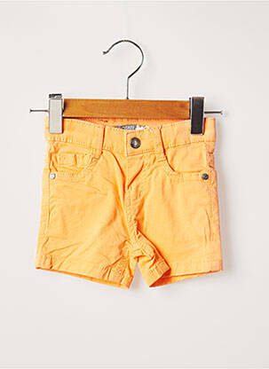 Short tissage popeline orange LOSAN garcon