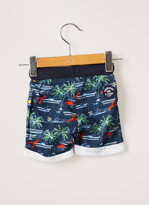 Short bleu WEEK END A LA MER pour garçon