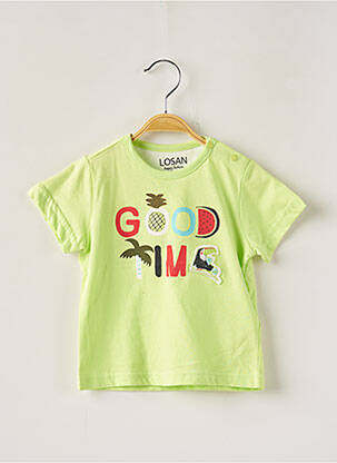 T-shirt vert LOSAN pour garçon