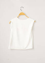 T-shirt blanc P'TIT MÔME pour fille seconde vue