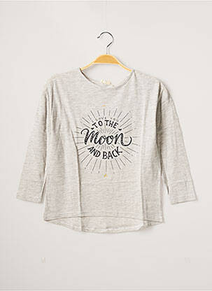 T-shirt gris MINI MIGNON pour fille