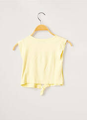 T-shirt jaune P'TIT MÔME pour fille seconde vue