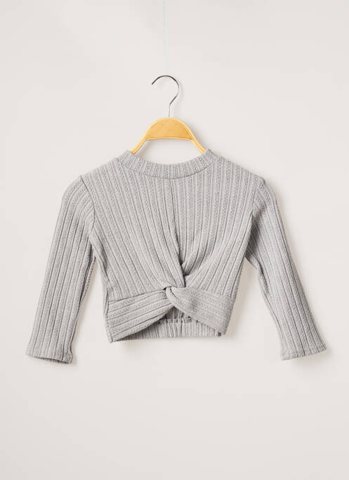 Pull gris FIONA & CO pour fille