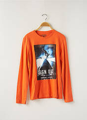 T-shirt orange LOSAN pour garçon seconde vue