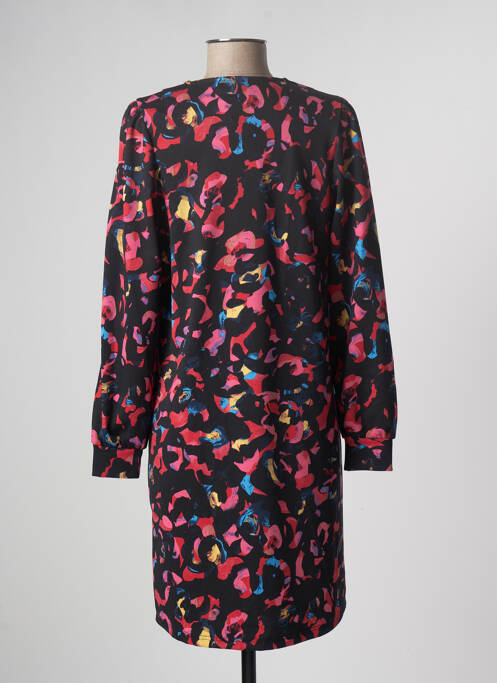 Robe mi-longue noir ICHI pour femme