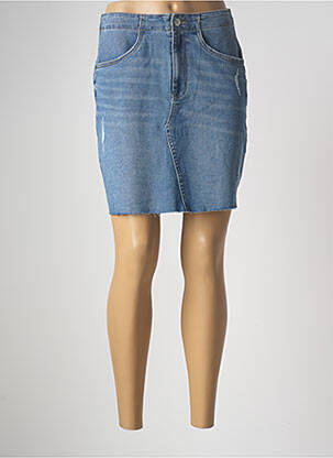 Jupe courte poches bleu VERO MODA femme