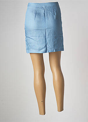 Jupe courte taille à pinces bleu IT HIPPIE femme