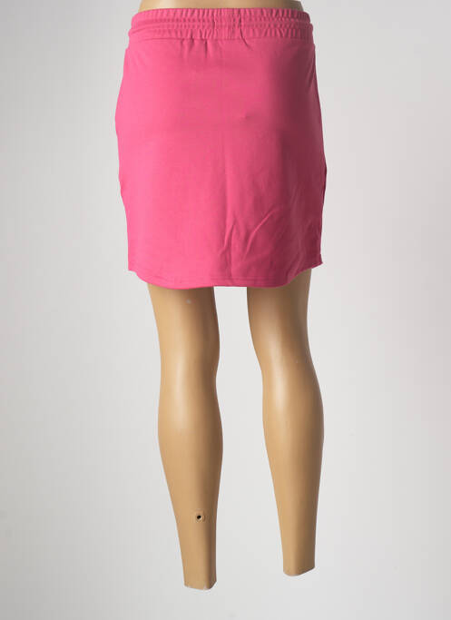 Jupe courte rose ICHI pour femme