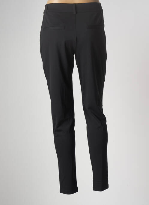 Pantalon chino noir ICHI pour femme