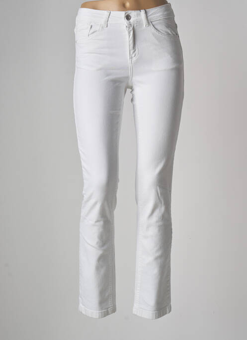 Pantalon slim blanc B.YOUNG pour femme
