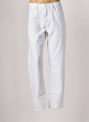 Jeans coupe droite blanc S.OLIVER pour homme