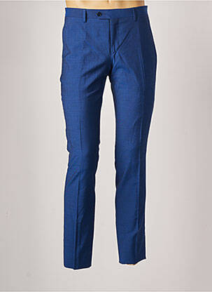 Pantalon slim bleu MANUEL RITZ pour homme