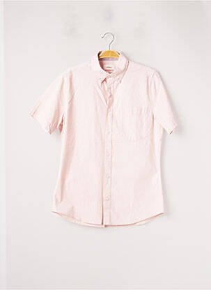 Chemise manches courtes rose S.OLIVER pour homme