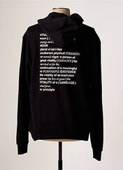Sweat-shirt à capuche noir S.OLIVER pour homme seconde vue