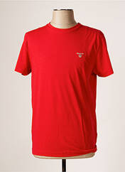T-shirt rouge GANT pour homme seconde vue