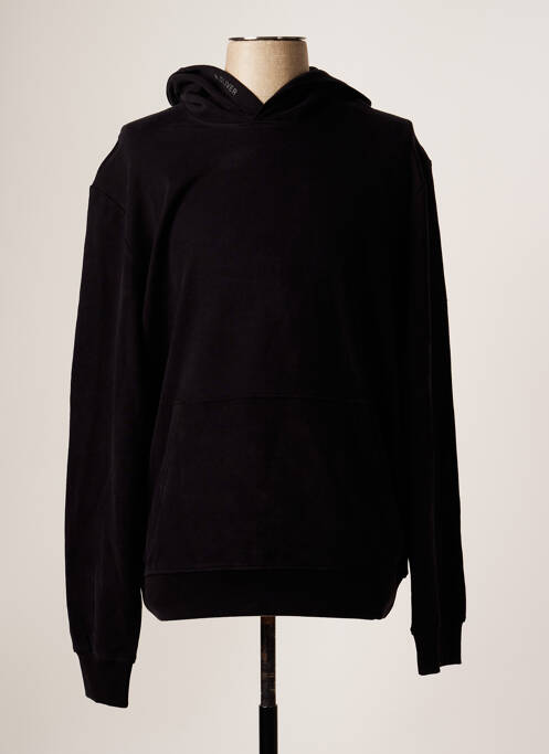Sweat-shirt à capuche noir S.OLIVER pour homme