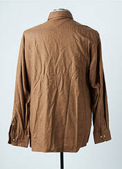 Chemise manches longues marron 1863 BY ETERNA pour homme seconde vue