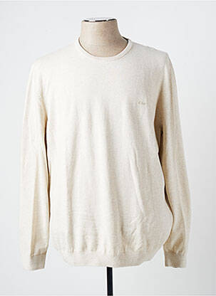 Pull beige S.OLIVER pour homme