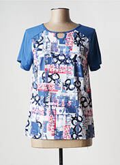 T-shirt bleu ELEANE pour femme seconde vue