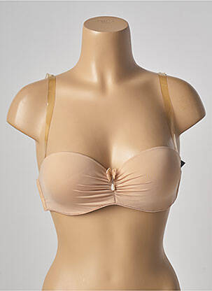 Soutien-gorge effet matière satinée haut soutien-gorge balconnet chair PIEGE femme
