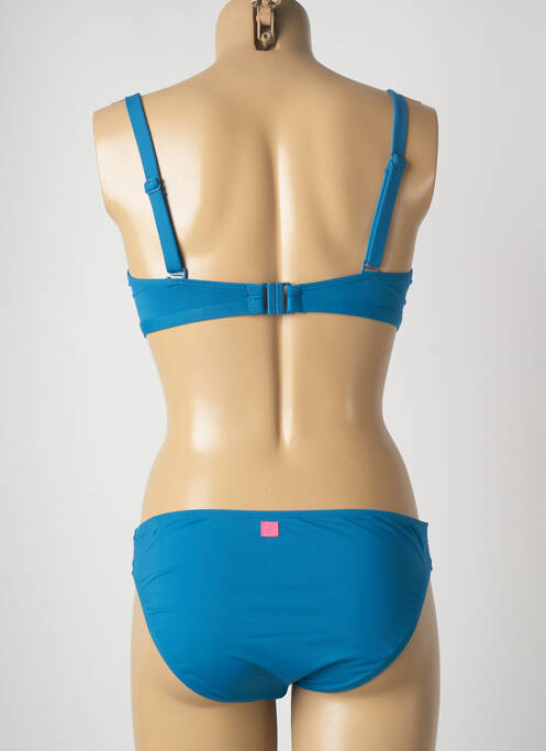 Maillot de bain 2 pièces bleu CHERRY BEACH pour femme