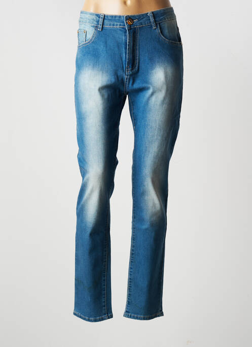 Jeans coupe slim bleu X-MAX pour femme