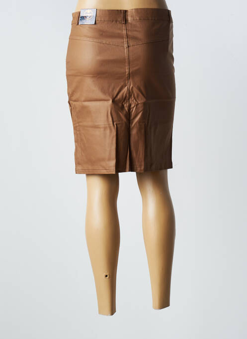 Jupe courte marron X-MAX pour femme
