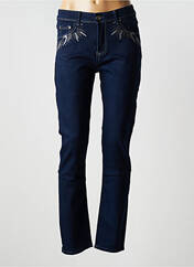 Jeans coupe slim bleu X-MAX pour femme seconde vue