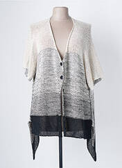 Gilet manches courtes gris ALEMBIKA pour femme seconde vue