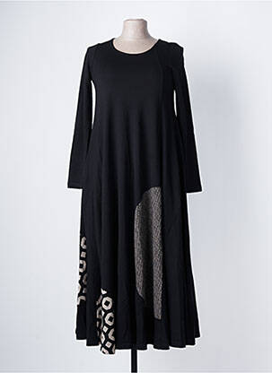 Robe longue noir ALEMBIKA pour femme